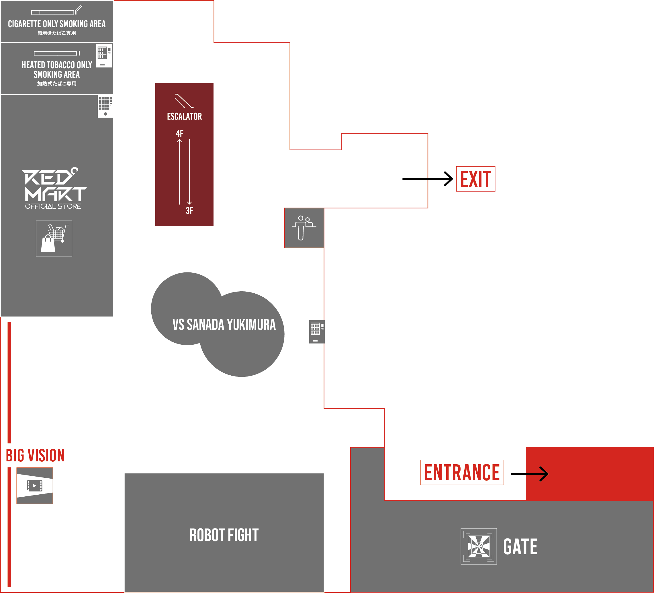 3Fフロアマップ